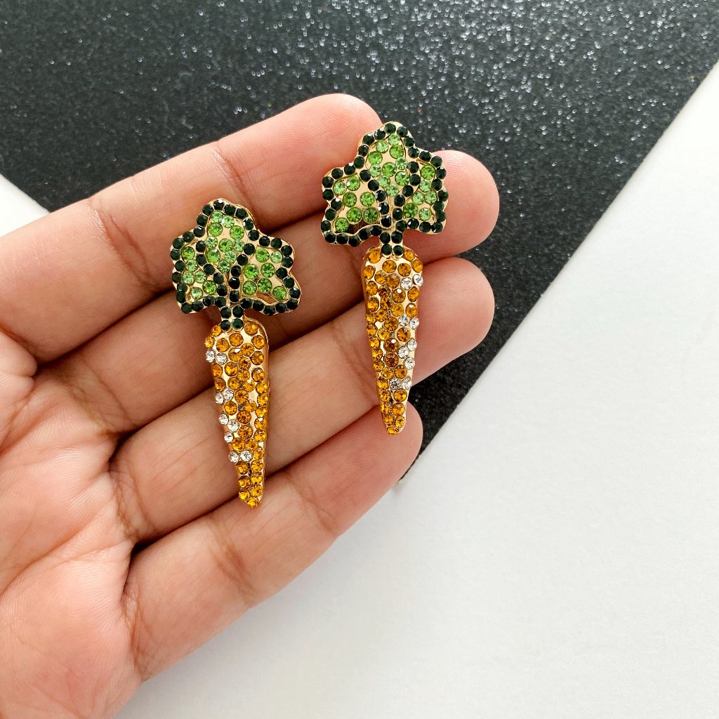 Carrot Earrings